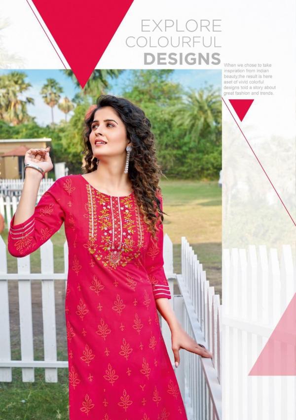 Mittoo Bandhan Rayon Printed Casual Wear Kurtis